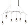 Hubbardton Forge 2018 Bronze Clear Glass (ZM) Short Kiwi Pendant