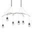 Hubbardton Forge 2018 Natural Iron Clear Glass (ZM) Short Kiwi Pendant
