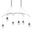 Hubbardton Forge 2018 Dark Smoke Clear Glass (ZM) Standard Kiwi Pendant