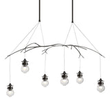 Hubbardton Forge 2018 Oil Rubbed Bronze Clear Glass (ZM) Standard Kiwi Pendant