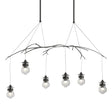 Hubbardton Forge 2018 Natural Iron Clear Glass (ZM) Standard Kiwi Pendant