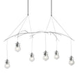 Hubbardton Forge 2018 Vintage Platinum Clear Glass (ZM) Standard Kiwi Pendant