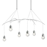 Hubbardton Forge 2018 Vintage Platinum Clear Glass (ZM) Standard Kiwi Pendant