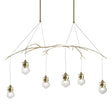 Hubbardton Forge 2018 Modern Brass Clear Glass (ZM) Standard Kiwi Pendant