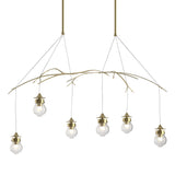 Hubbardton Forge 2018 Modern Brass Clear Glass (ZM) Standard Kiwi Pendant