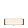 Hubbardton Forge 2009 Bronze Opal Glass (GG) Multi Impressions Pendant