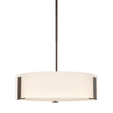 Hubbardton Forge 2009 Bronze Opal Glass (GG) Multi Impressions Pendant