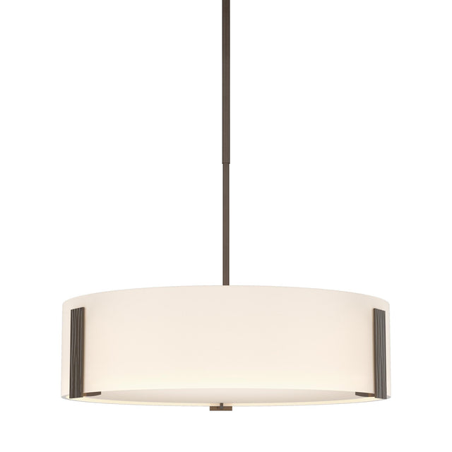 Hubbardton Forge 2009 Bronze Opal Glass (GG) Multi Impressions Pendant