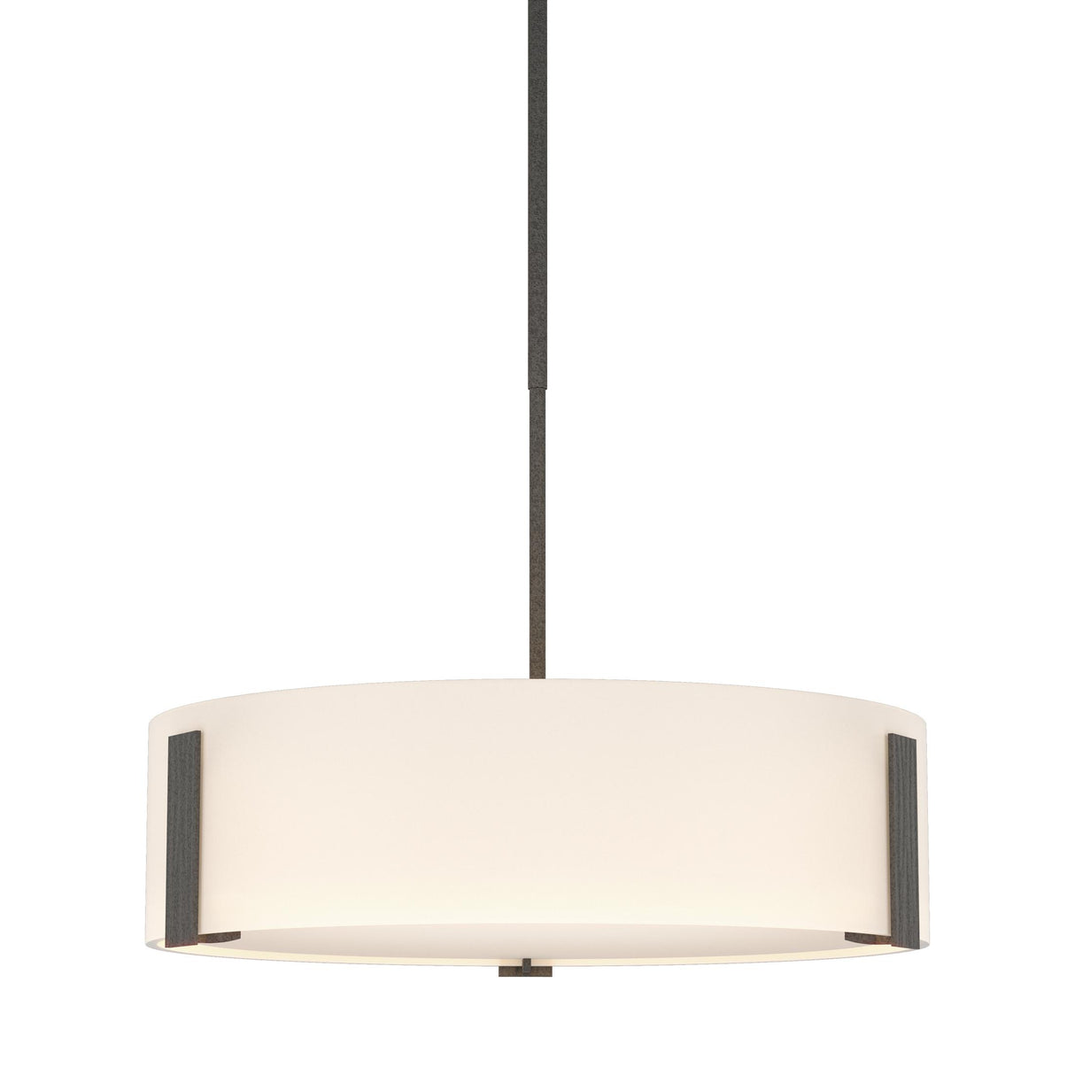 Hubbardton Forge 2009 Natural Iron Opal Glass (GG) Multi Impressions Pendant