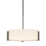 Hubbardton Forge 2009 Natural Iron Opal Glass (GG) Multi Impressions Pendant
