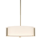 Hubbardton Forge 2009 Soft Gold Opal Glass (GG) Multi Impressions Pendant