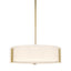 Hubbardton Forge 2009 Modern Brass Opal Glass (GG) Multi Impressions Pendant