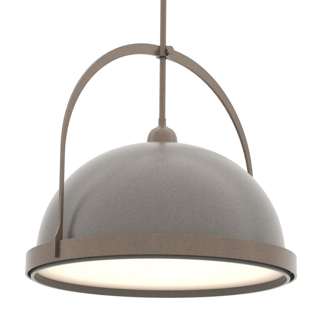 Hubbardton Forge 2020 Bronze Dark Smoke Multi Atlas Large Pendant
