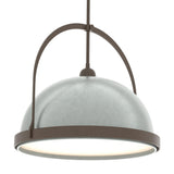 Hubbardton Forge 2020 Bronze Vintage Platinum Multi Atlas Large Pendant