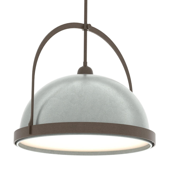 Hubbardton Forge 2020 Bronze Vintage Platinum Multi Atlas Large Pendant