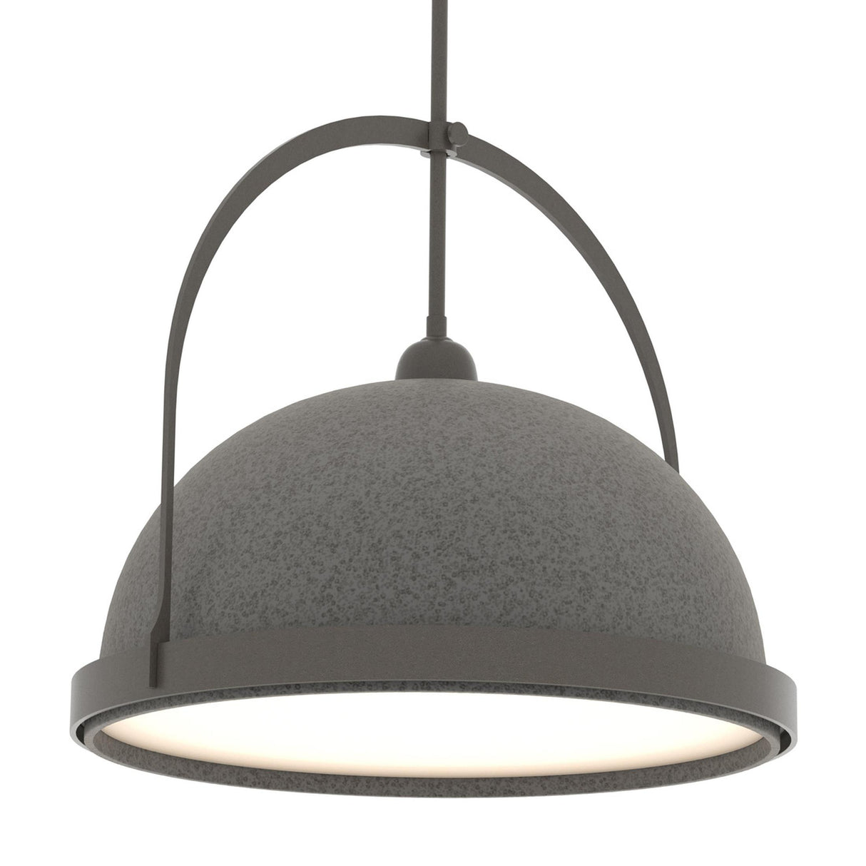 Hubbardton Forge 2020 Dark Smoke Natural Iron Multi Atlas Large Pendant