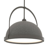 Hubbardton Forge 2020 Dark Smoke Natural Iron Multi Atlas Large Pendant