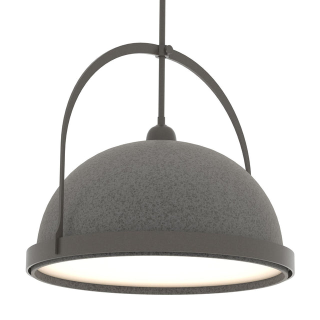 Hubbardton Forge 2020 Dark Smoke Natural Iron Multi Atlas Large Pendant