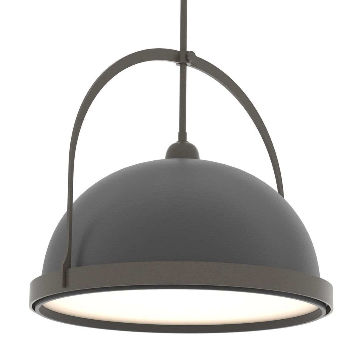 Hubbardton Forge 2020 Dark Smoke Black Multi Atlas Large Pendant