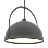 Hubbardton Forge 2020 Dark Smoke Black Multi Atlas Large Pendant