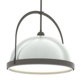 Hubbardton Forge 2020 Dark Smoke Vintage Platinum Multi Atlas Large Pendant