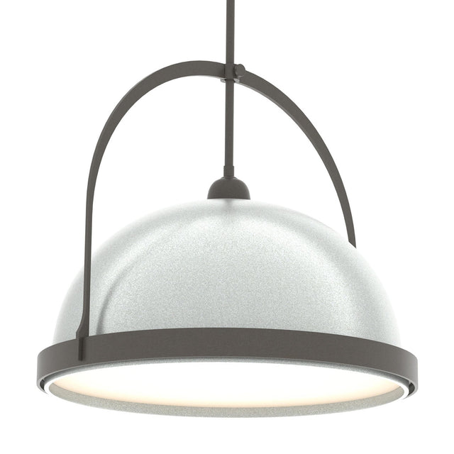 Hubbardton Forge 2020 Dark Smoke Vintage Platinum Multi Atlas Large Pendant