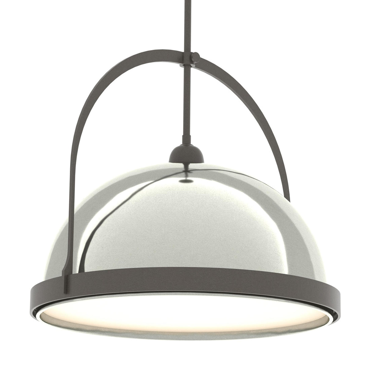 Hubbardton Forge 2020 Dark Smoke Sterling Multi Atlas Large Pendant