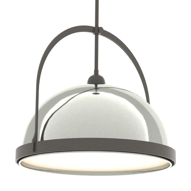 Hubbardton Forge 2020 Dark Smoke Sterling Multi Atlas Large Pendant