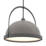 Hubbardton Forge 2020 Black Dark Smoke Multi Atlas Large Pendant