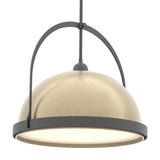 Hubbardton Forge 2020 Black Soft Gold Multi Atlas Large Pendant