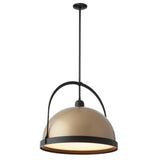 Hubbardton Forge 2020 Black Soft Gold Multi Atlas Large Pendant