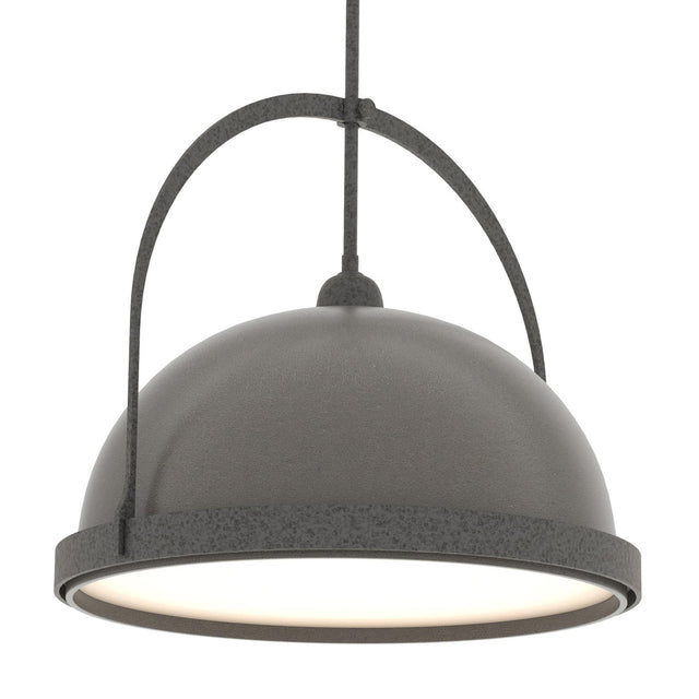 Hubbardton Forge 2020 Natural Iron Dark Smoke Multi Atlas Large Pendant