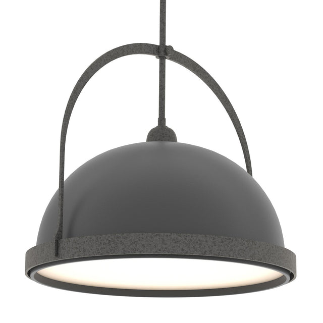 Hubbardton Forge 2020 Natural Iron Black Multi Atlas Large Pendant