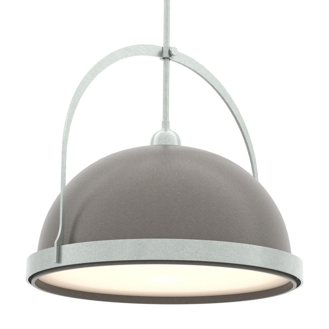 Hubbardton Forge 2020 Vintage Platinum Dark Smoke Multi Atlas Large Pendant