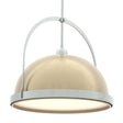 Hubbardton Forge 2020 Vintage Platinum Soft Gold Multi Atlas Large Pendant