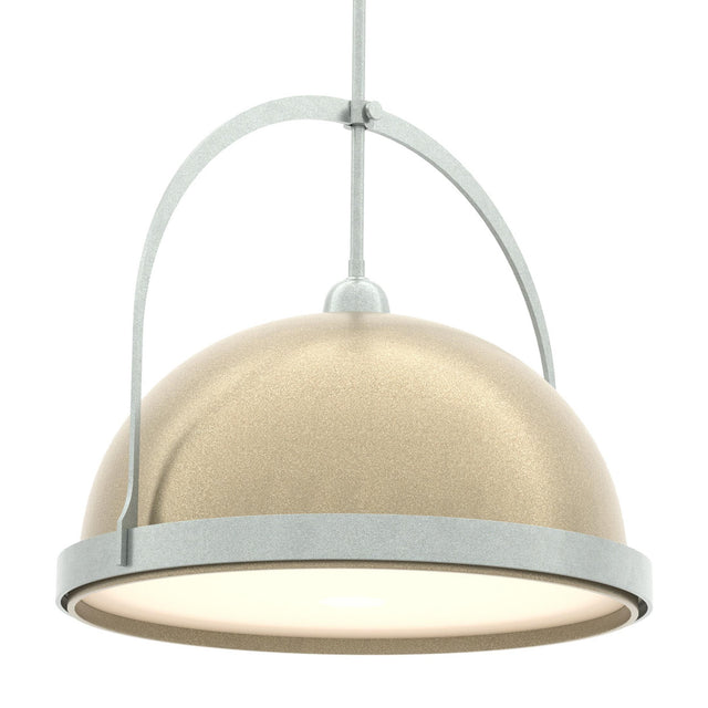 Hubbardton Forge 2020 Vintage Platinum Soft Gold Multi Atlas Large Pendant
