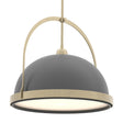 Hubbardton Forge 2020 Soft Gold Black Multi Atlas Large Pendant