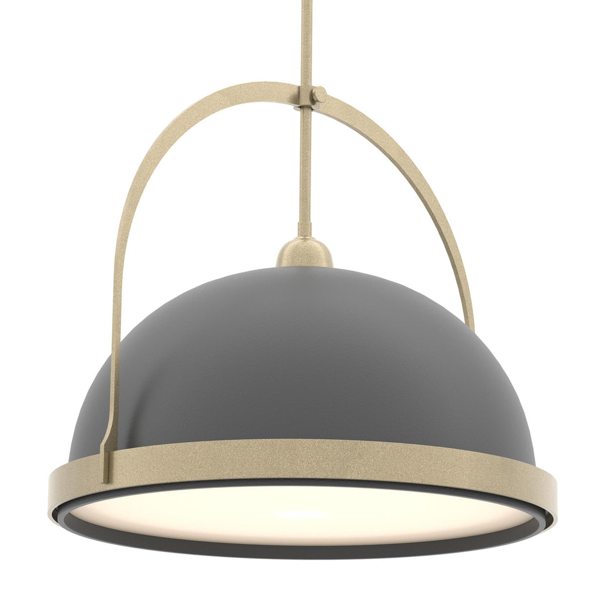 Hubbardton Forge 2020 Soft Gold Black Multi Atlas Large Pendant