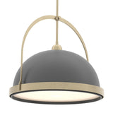 Hubbardton Forge 2020 Soft Gold Black Multi Atlas Large Pendant
