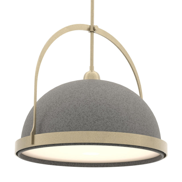 Hubbardton Forge 2020 Soft Gold Natural Iron Multi Atlas Large Pendant