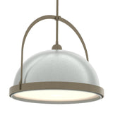 Hubbardton Forge 2020 Soft Gold Vintage Platinum Multi Atlas Large Pendant