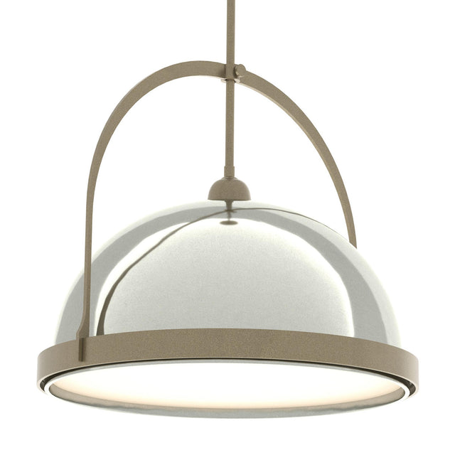 Hubbardton Forge 2020 Soft Gold Sterling Multi Atlas Large Pendant