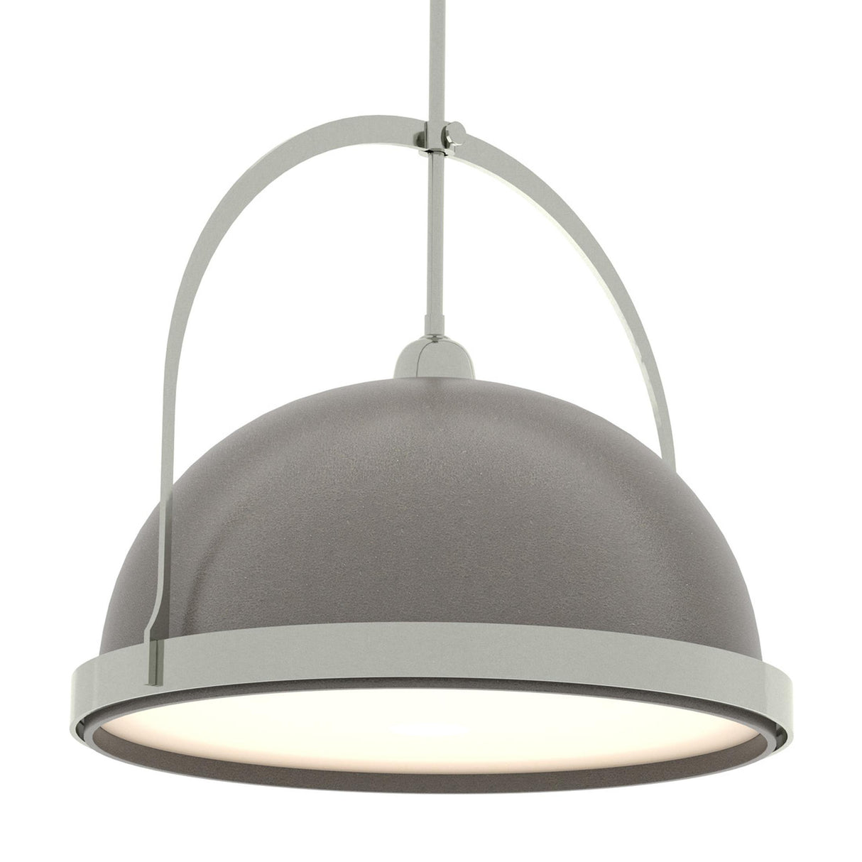Hubbardton Forge 2020 Sterling Dark Smoke Multi Atlas Large Pendant
