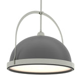 Hubbardton Forge 2020 Sterling Black Multi Atlas Large Pendant