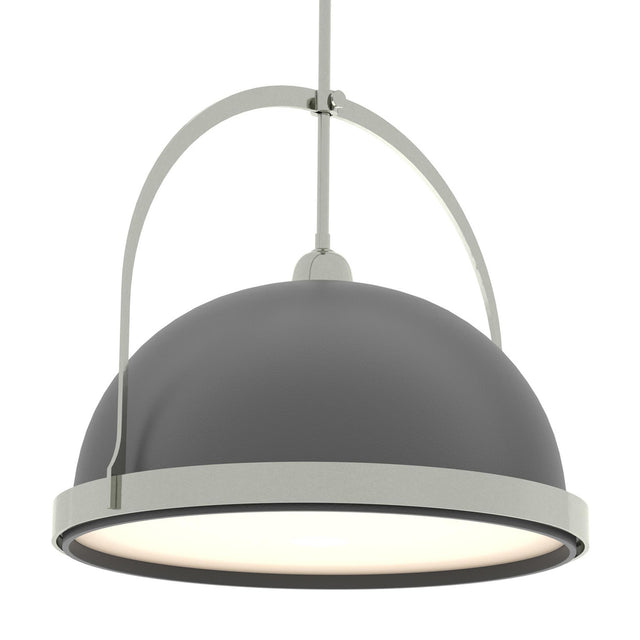 Hubbardton Forge 2020 Sterling Black Multi Atlas Large Pendant