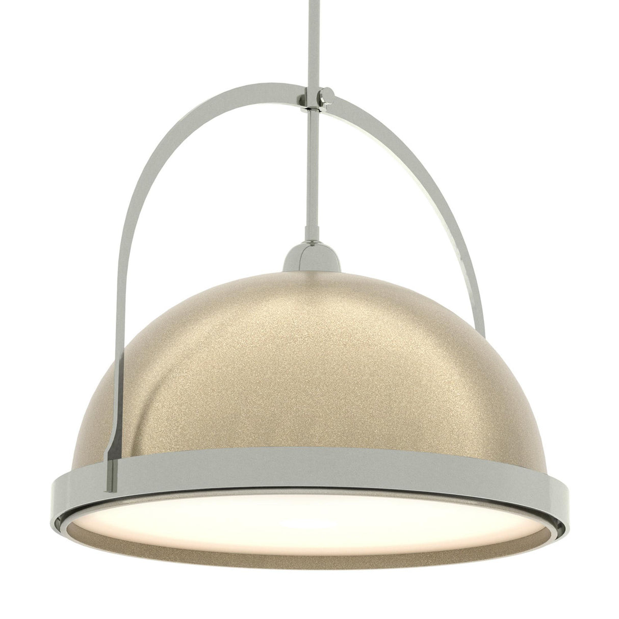 Hubbardton Forge 2020 Sterling Soft Gold Multi Atlas Large Pendant