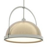 Hubbardton Forge 2020 Sterling Soft Gold Multi Atlas Large Pendant