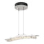Hubbardton Forge 2023 White Clear Glass (ZM) Standard Glissade LED Pendant