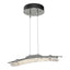 Hubbardton Forge 2023 Sterling Clear Glass (ZM) Standard Glissade LED Pendant