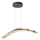 Hubbardton Forge 2023 Soft Gold Clear Glass (ZM) Standard Glissade Large LED Pendant